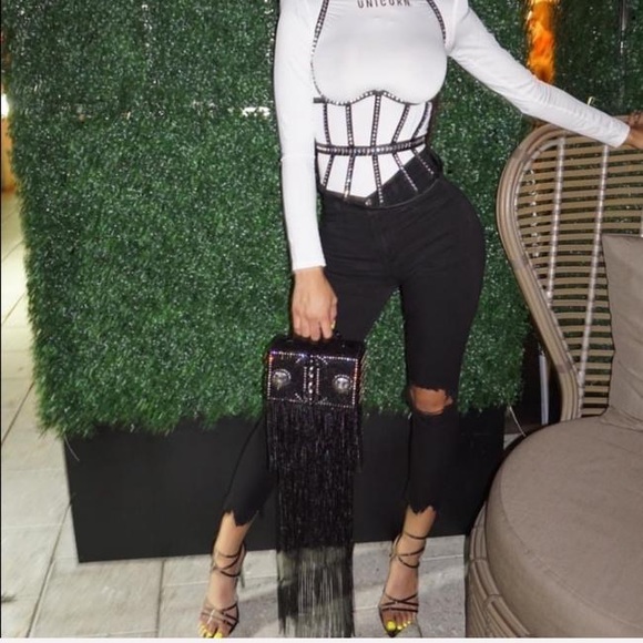 caged bustier